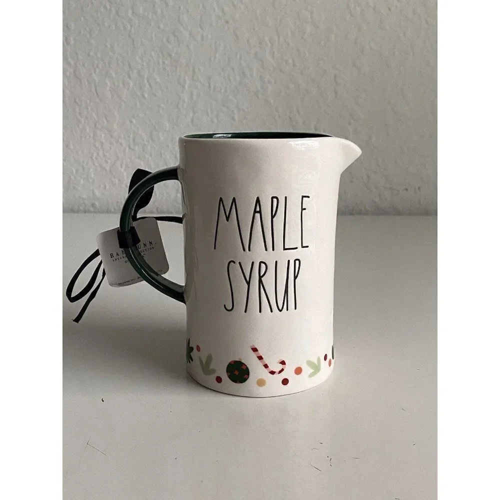 Rae Dunn x Buddy the Elf‎ Maple Syrup Pitcher 20th Anniversary NEW